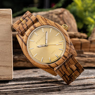HYDAISHYDE Elemental Quartz Wooden Watch – Men’s Collection