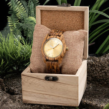 Load image into Gallery viewer, HYDAISHYDE Elemental Quartz Wooden Watch – Men’s Collection
