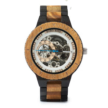 Load image into Gallery viewer, HYDAISHYDE Resonance Mechanical Wooden Watch – Men’s Collection
