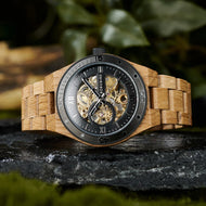 HYDAISHYDE Resonance Mechanical Wooden Watch – Men’s Collection
